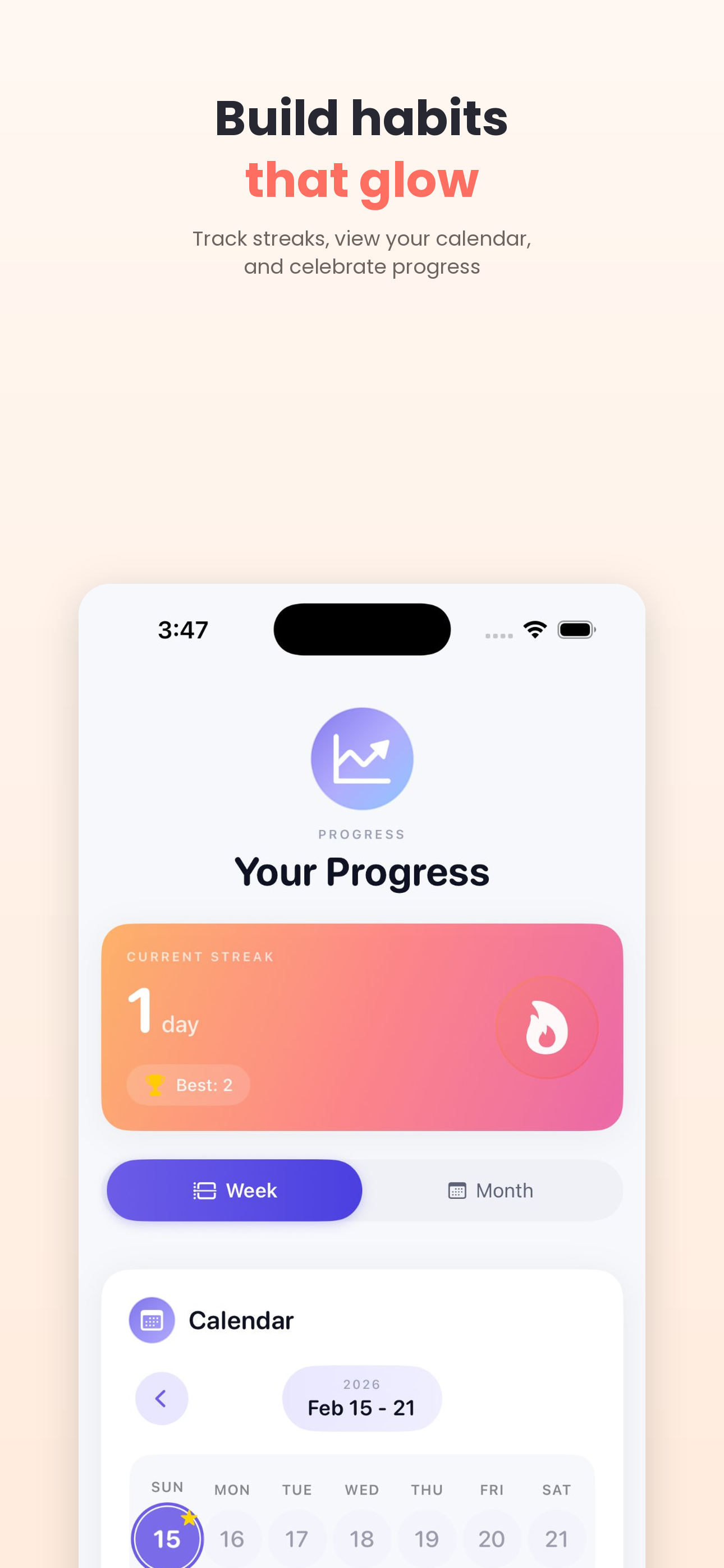 Progress tracking